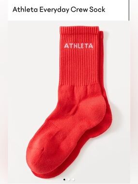 NWT Athleta Everyday Crew Socks - size M/L